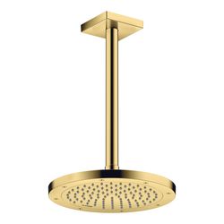 Hansgrohe AXOR ShowerSolutions Kopfbrause 245mm, 10,1l/min, 1jet, Polished Gold Opt... HANSGROHE-35380990 4059625415160 (Abb. 1)
