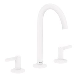 Hansgrohe AXOR One 3-Loch Waschtischarmatur 170mm, 5l/min, Hebelgriff, Push-Open Ab... HANSGROHE-48050700 4059625469842 (Abb. 1)