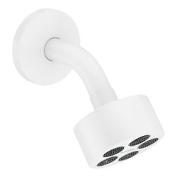Hansgrohe AXOR One Kopfbrause 75mm, 8,7l/min, 1jet EcoSmart, Brausearm, Mattweiß... HANSGROHE-48490700 4059625469491 (Abb. 1)