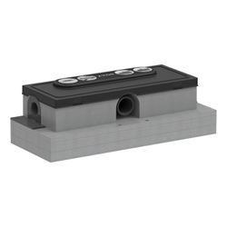 Hansgrohe AXOR uBox universal Grundkörper Duschrinne Ablaufgehäuse für flache Insta... HANSGROHE-01006180 4059625482803 (Abb. 1)