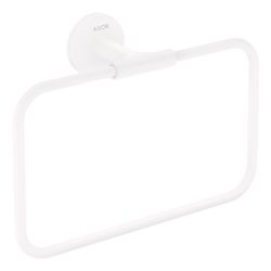 Hansgrohe AXOR Universal Circular Handtuchring, schwenkbar, Metall, Mattweiß... HANSGROHE-42823700 4059625367421 (Abb. 1)
