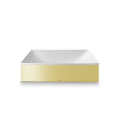 Hansgrohe AXOR Aufsatzwaschtisch Suite Quadratisch, 400x95x400mm, ohne Hahnloch, Üb... HANSGROHE-42003990 4059625503249 (Abb. 1)