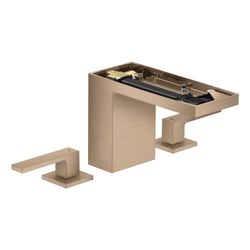 Hansgrohe AXOR MyEdition 3-Loch Waschtischarmatur 110mm, 5l/min, Push-Open Ablaufga... HANSGROHE-47072310 4059625502488 (Abb. 1)