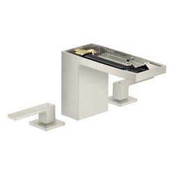 Hansgrohe AXOR MyEdition 3-Loch Waschtischarmatur 110mm, 5l/min, Push-Open Ablaufga... HANSGROHE-47072800 4059625502495 (Abb. 1)