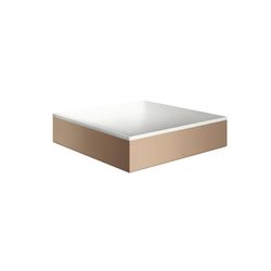 Hansgrohe AXOR Aufsatzwaschtisch Suite Quadratisch, 400x95x400mm, ohne Hahnloch, Üb... HANSGROHE-42003310 4059625502976 (Abb. 1)