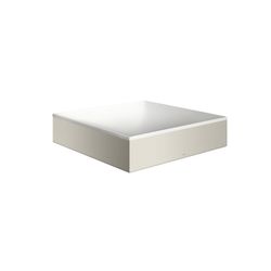 Hansgrohe AXOR Aufsatzwaschtisch Suite Quadratisch, 400x95x400mm, ohne Hahnloch, Üb... HANSGROHE-42003800 4059625502952 (Abb. 1)