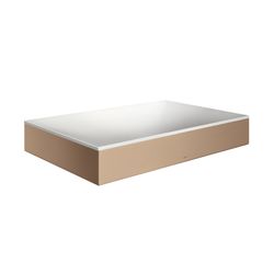 Hansgrohe AXOR Aufsatzwaschtisch Suite Quadratisch, 600x95x400mm, ohne Hahnloch, Üb... HANSGROHE-42004310 4059625503218 (Abb. 1)