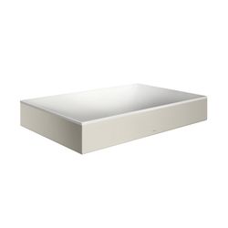 Hansgrohe AXOR Aufsatzwaschtisch Suite Quadratisch, 600x95x400mm, ohne Hahnloch, Üb... HANSGROHE-42004800 4059625503195 (Abb. 1)
