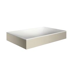 Hansgrohe AXOR Aufsatzwaschtisch Suite Quadratisch, 600x95x400mm, ohne Hahnloch, Üb... HANSGROHE-42004820 4059625503188 (Abb. 1)