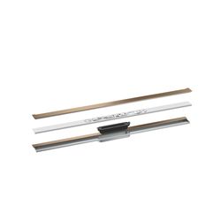 Hansgrohe AXOR Drain Fertigset Duschrinne 1000mm zur Wandmontage, 55l/min, Brushed ... HANSGROHE-42528310 4059625496763 (Abb. 1)