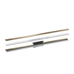 Hansgrohe AXOR Drain Fertigset Duschrinne 1200mm zur Wandmontage, 55l/min, Brushed ... HANSGROHE-42529140 4059625481431 (Abb. 1)