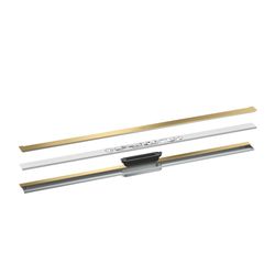 Hansgrohe AXOR Drain Fertigset Duschrinne 1200mm zur Wandmontage, 55l/min, Brushed ... HANSGROHE-42529250 4059625496800 (Abb. 1)