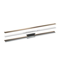 Hansgrohe AXOR Drain Fertigset Duschrinne 1200mm zur Wandmontage, 55l/min, Brushed ... HANSGROHE-42529310 4059625496824 (Abb. 1)