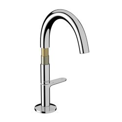 Hansgrohe AXOR One Waschtischmischer Select 170mm, 5l/min, Push-Open Ablaufgarnitur... HANSGROHE-48020000 4059625331545 (Abb. 1)