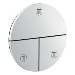 Hansgrohe AXOR ShowerSelect ID Ventil Unterputz, 26l/min, rund für 3 Verbraucher, C... HANSGROHE-36779000 4059625539859 (Abb. 1)