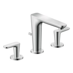 Hansgrohe AXOR Citterio C 3-Loch Waschtischarmatur 125, DN 15, Zugstangen-Ablaufgar... HANSGROHE-49060000 4059625559000 (Abb. 1)