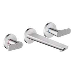 Hansgrohe AXOR Waschtischarmatur Citterio C 3-Loch UP, Wandmontage, Auslauf 195mm, ... HANSGROHE-49071000 4059625558829 (Abb. 1)