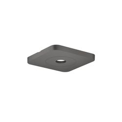 Hansgrohe AXOR Deckenrosette für Citterio C 120/120 softsquare, Brushed Black Chrom... HANSGROHE-28802340 4059625584842 (Abb. 1)