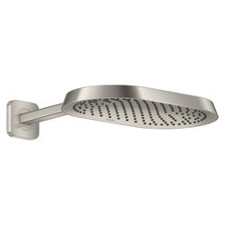 Hansgrohe AXOR ShowerSphere Kopfbrause, 10,5l/min, 370x220mm, 1jet, Brausearm, Edel... HANSGROHE-39748800 4059625637814 (Abb. 1)