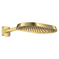 Hansgrohe AXOR ShowerSphere Kopfbrause, 10,5l/min, 370x220mm, 1jet, Brausearm, Poli... HANSGROHE-39748990 4059625627327 (Abb. 1)