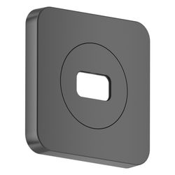 Hansgrohe AXOR Rosette für ShowerSphere 120/120 softsquare, Metall, Polished Black ... HANSGROHE-39769330 4059625756829 (Abb. 1)