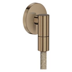 Hansgrohe AXOR Wall outlet Fine Wandanschluss rund, 25l/min, G 1/2", Brushed Bronze... HANSGROHE-36737140 4059625680827 (Abb. 1)