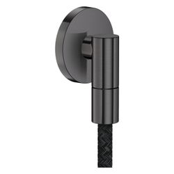 Hansgrohe AXOR Wall outlet Fine Wandanschluss rund, 25l/min, G 1/2", Brushed Black ... HANSGROHE-36737340 4059625680810 (Abb. 1)