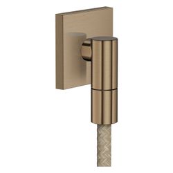 Hansgrohe AXOR Wall outlet Fine Wandanschluss eckig, 25l/min, G 1/2", Brushed Bronz... HANSGROHE-36738140 4059625680766 (Abb. 1)