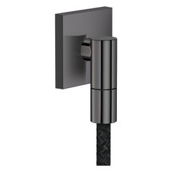 Hansgrohe AXOR Wall outlet Fine Wandanschluss eckig, 25l/min, G 1/2", Polished Blac... HANSGROHE-36738330 4059625663790 (Abb. 1)