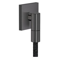 Hansgrohe AXOR Wall outlet Fine Wandanschluss eckig, 25l/min, G 1/2", Brushed Black... HANSGROHE-36738340 4059625680759 (Abb. 1)