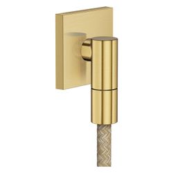 Hansgrohe AXOR Wall outlet Fine Wandanschluss eckig, 25l/min, G 1/2", Brushed Brass... HANSGROHE-36738950 4059625663745 (Abb. 1)
