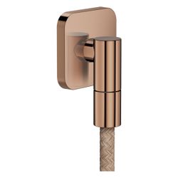 Hansgrohe AXOR Wall outlet Fine Wandanschluss softsquare, 25l/min, G 1/2", Polished... HANSGROHE-36739300 4059625663868 (Abb. 1)