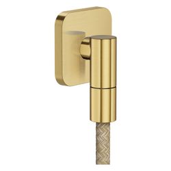 Hansgrohe AXOR Wall outlet Fine Wandanschluss softsquare, 25l/min, G 1/2", Brushed ... HANSGROHE-36739950 4059625663813 (Abb. 1)