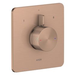 Hansgrohe AXOR Citterio C Mischer Unterputz für 2 Verbraucher, Cubic cut, Brushed R... HANSGROHE-49451310 4059625664056 (Abb. 1)