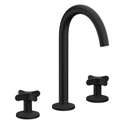 Hansgrohe AXOR One 3-Loch Waschtischarmatur 170mm, 5l/min, Kreuzgriffen, Push-Open ... HANSGROHE-48040670 4059625752388 (Abb. 1)