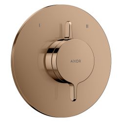Hansgrohe AXOR One Mischer Unterputz, 29,5l/min, für 2 Verbraucher, Polished Red Go... HANSGROHE-48415300 4059625745984 (Abb. 1)