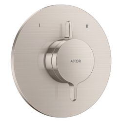 Hansgrohe AXOR One Mischer Unterputz, 29,5l/min, für 2 Verbraucher, Edelstahl Optic... HANSGROHE-48415800 4059625745960 (Abb. 1)
