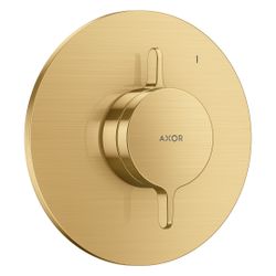 Hansgrohe AXOR One Mischer Unterputz, 29,5l/min, für 1 Verbraucher, Brushed Gold Op... HANSGROHE-48615250 4059625745991 (Abb. 1)