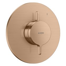 Hansgrohe AXOR One Mischer Unterputz, 29,5l/min, für 1 Verbraucher, Brushed Red Gol... HANSGROHE-48615310 4059625746011 (Abb. 1)