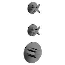 Hansgrohe AXOR One Thermostatmodul Unterputz, DN 20, für 2 Verbraucher, Kreuzgriff,... HANSGROHE-48712330 4059625745793 (Abb. 1)