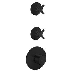 Hansgrohe AXOR One Thermostatmodul Unterputz, DN 20, für 2 Verbraucher, Kreuzgriff,... HANSGROHE-48712670 4059625753163 (Abb. 1)
