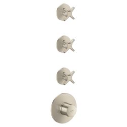 Hansgrohe AXOR One Thermostatmodul Unterputz, DN 20, für 3 Verbraucher, Kreuzgriff,... HANSGROHE-48713820 4059625744147 (Abb. 1)
