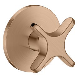 Hansgrohe AXOR One Absperrventil Unterputz, Kreuzgriff, DN 15/DN 20, Brushed Red Go... HANSGROHE-48771310 4059625753361 (Abb. 1)