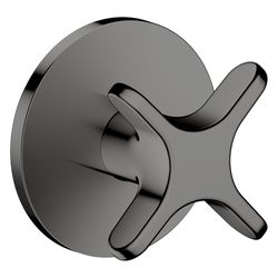 Hansgrohe AXOR One Absperrventil Unterputz, Kreuzgriff, DN 15/DN 20, Polished Black... HANSGROHE-48771330 4059625753354 (Abb. 1)