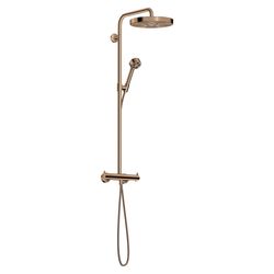 Hansgrohe AXOR One Showerpipe, Thermostat, Kopfbrause 280mm, 8,6l/min, 1jet EcoSmar... HANSGROHE-48795300 4059625745540 (Abb. 1)