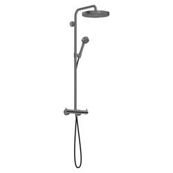 Hansgrohe AXOR One Showerpipe, Thermostat, Kopfbrause 280mm, 13,2l/min, 1jet, Brush... HANSGROHE-48794340 4059625718803 (Abb. 1)