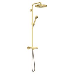 Hansgrohe AXOR One Showerpipe, Thermostat, Kopfbrause 280mm, 13,2l/min, 1jet, Brush... HANSGROHE-48794950 4059625718773 (Abb. 1)