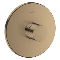 Hansgrohe AXOR Uno Einhebel-Brausemischer Unterputz, 29l/min, Zerogriff, Brushed Br... HANSGROHE-45605140 4059625019160 (Abb. 1)