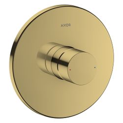 Hansgrohe AXOR Uno Einhebel-Brausemischer Unterputz, 29l/min, Zerogriff, Polished G... HANSGROHE-45605990 4059625019245 (Abb. 1)