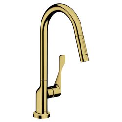 Hansgrohe AXOR Citterio Einhebel-Küchenmischer 250mm, 9.2l/min, Ausziehbrause, Poli... HANSGROHE-39835990 4011097842561 (Abb. 1)